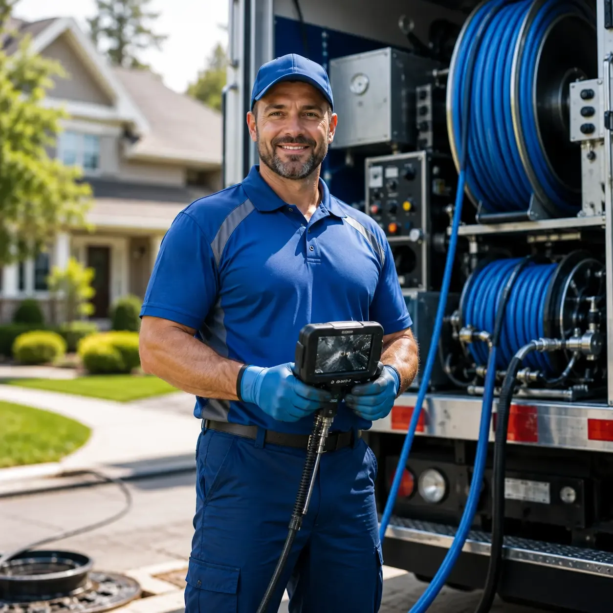 Local outdoor drain cleaning specialists in Agua Dulce, TX